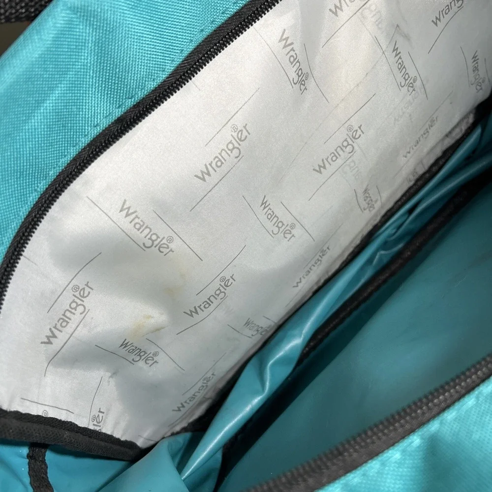 Wrangler Laptop Crossbody Bag Blue Black Travel Tote Bag 15 inch Computer‎ Case